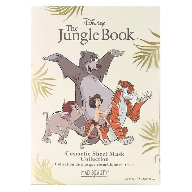 The Jungle Book Cosmetic Sheet Mask Set Disney | MAD Beauty | Aloe vera, Hydrating Moisturizing Trio Baloo Hathi Shere Kha...