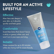 Aloe Up Sport Sunscreen Lotion SPF 30 - Broad Spectrum UVA/UVB Sunscreen Protector for Face and Body - With Hydrating Aloe...