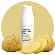 Volition Beauty Golden Eye Brightening Serum - Regenerating Eye Wrinkle Serum with Natural Enzymes to Help Lift & Tighten ...