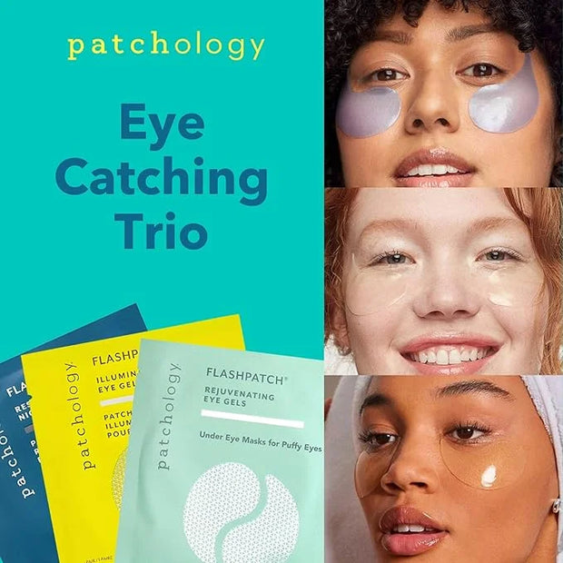 Patchology All Eyes On You Under Eye Mask - Retinol, Collagen & Green Tea Infused - Eye Gels for Dark Circles, Puffiness, ...