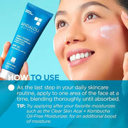 Andalou Naturals Daily Shade Face Sunscreen, SPF 30 Zinc Oxide Mineral Sunscreen, Sun + Pollution Defense Face Lotion, Hel...