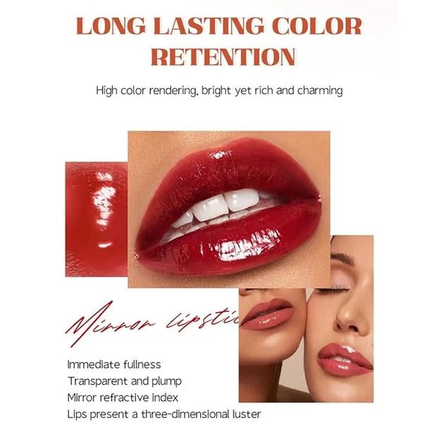 4 Colors Hydrating Glossy Liquid Lipstick Set, Moisturizing Shiny Tinted Lip Gloss, Nourishing Long Lasting Lip Stain Lip ...