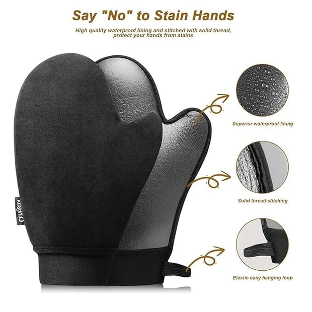 Self Tanning Mitt Applicator- Tanning Mitts Self Tanner Mitt Applicator Self Tanning Glove for Self Tan Mitt Self Tanner M...