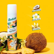 Batiste Dry Shampoo, Tropical Fragrance, Refresh Hair and Absorb Oil Between Washes, Waterless Shampoo for Added Hair Text...