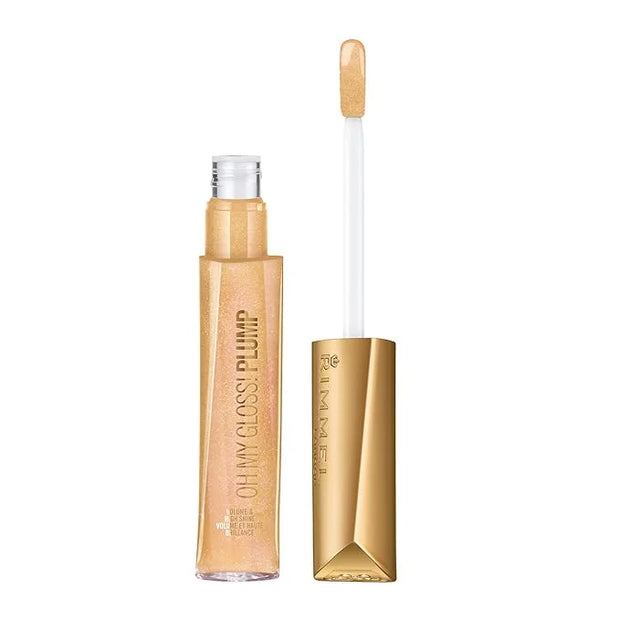 Rimmel Stay Plumped Lip Gloss, 801 Angel Shimmer, Pack of 3 - Product Image