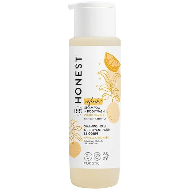 The Honest Company 2-in-1 Cleansing Shampoo + Body Wash | Gentle for Baby | Naturally Derived, Tear-free, Hypoallergenic |...
