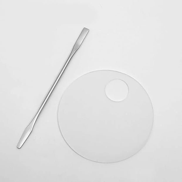 2 Pcs Acrylic Makeup Palette Makeup Mixing Tray