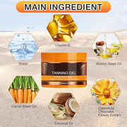 2Pcs Luxury Intensive Tanning Gel, Celyne Tanning Gel, Natural Tanning Accelerator Cream Gel, 5.29oz Celyne Tanning Cream,...