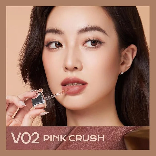 Mistine Makeup Velvet Lip Gloss Matte Lip Cream Liquid Lipstick Softening with Hyaluronic Acid Lip Tint, Non-Sticky Lightw...
