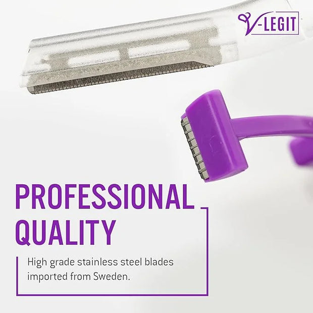 Dermaplaning Tools - Exfoliating Facial Razor Dermaplane for Women & Men Shaver to Exfoliate Refresh the Skin Peach Fuzz E...