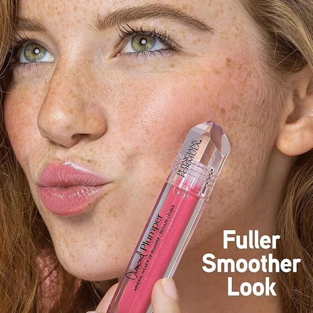 Physicians Formula Mineral Wear Diamond Lip Plumper Gloss, Dermatologist Tested Pink Radiant Cut - Product Image