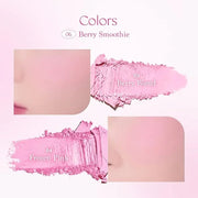 Dasique Blending Mood Cheek #06 Berry Smoothie | 4 Blendable Shades in Lightweight Smooth Powder | Vegan | Pink Blush - Pr...