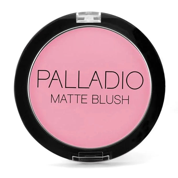 Palladio Matte Blush, Brushes onto Cheeks Smoothly, Soft Matte Look and Even Finish, Flawless Velvety Coverage, Effortless...