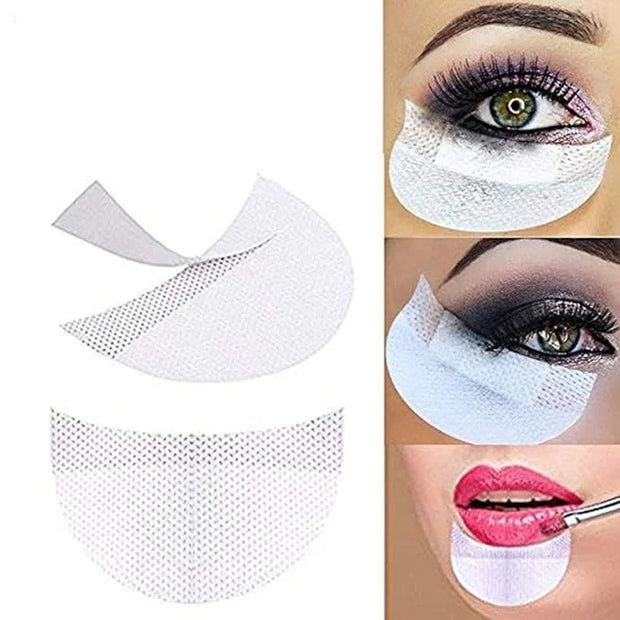 Eyeshadow Shields for Eye Makeup 100 Pcs Disposable Eyeshadow Stencil Lint Free Under Eye Patches Eyeshadow Gel Pad Pads L...