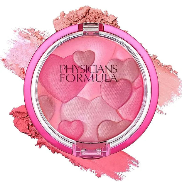 Physicians Formula Happy Heart Glow & Mood Boosting Blush, Natural, Dermatologist Tested - Rose - Product Image