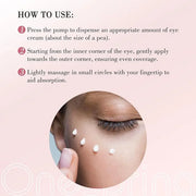 Eye Cream, Caffeine Eye Cream for Puffiness, Wrinkles, Fine Lines, Dark Circles Undereye Treatment for Women & Men, Daily ...