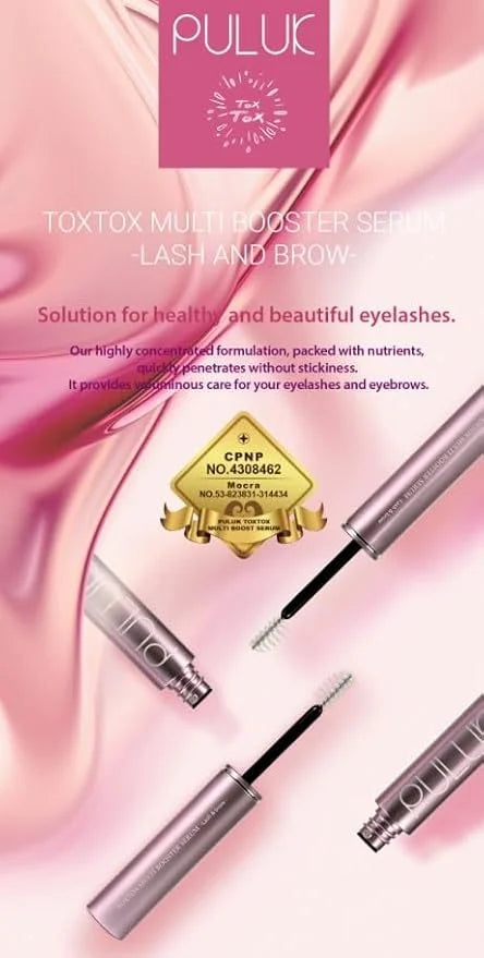 TOXTOX MULTI BOOSTER SERUM 5ml, Eyelash Growth Serum, Eyelash Conditioner, Lash & Brow Serum - Product Image