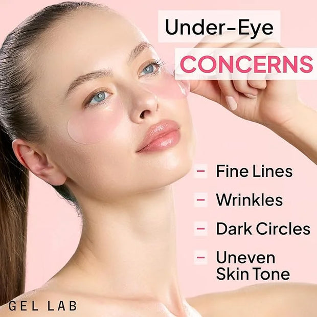 RENEW Collagen & Retinol Under Eye Gel Patches – Korean Hydrating Eye Mask for Fine Lines, Wrinkles, Firming, and Brighten...