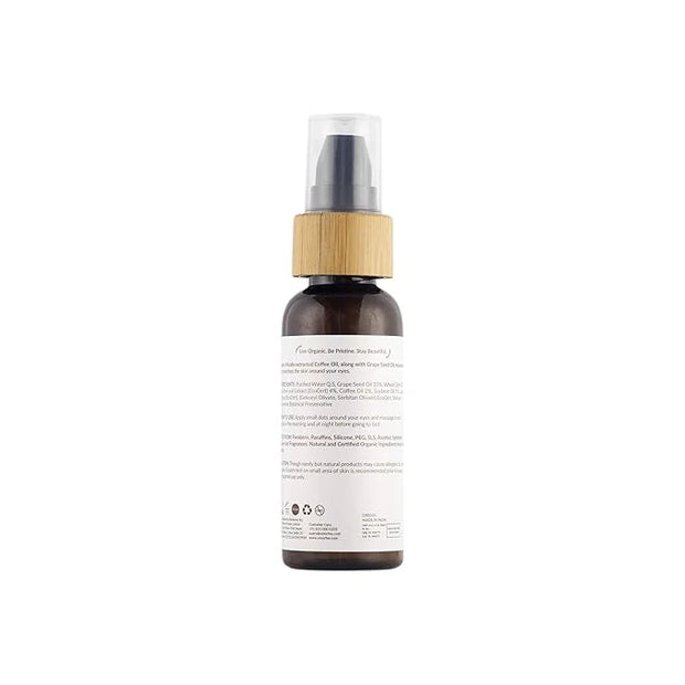 Omorfee 100% Organic Regenerative Caffeine Eye Cream, Eye Serum for Dark Circles, Puffiness, Bags Under Eye, Eye Brighteni...