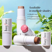 KIMUSE Face Sticks Trio, Cream Blush Stick & Highlighter Stick & Contour Stick for Sculpt the Cheeks, Long Lasting Cream C...