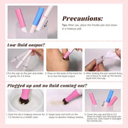 Freckle Blush Pen, 2in1 Light Brown Faux Freckle Stamp Pen Soft Pink Liquid Blush for Summer Sunkissed Makeup, Natural Lif...