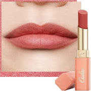 Oulac Nude Matte Lipstick for Women, Lipstick & Blush Duo, Peach Creamy Soft Satin Finish Lipsticks, Moisturising Formula,...