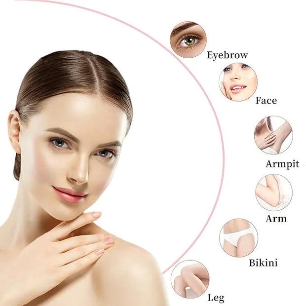 Facial Hair Remover Replacement Heads for Flawless Replacement Heads Gen 2 Suitable for Finishing Touch Flawless Facial Ha...
