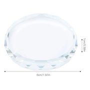 2PCS Nail Art Painting Color Toning Glass Board,