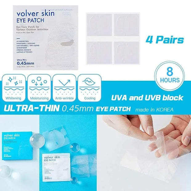 Volver skin Outdoor Eye Patches, Under Eye Mask, For Anti-Wrinkle Pads For Fine Lines and Wrinkles, UVA, UVB blocking func...