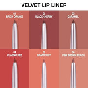 evpct Silky Smooth Lip Liner Pencil Retractable, Cherry Red Lip Liner Creamy Long-Lasting Formula for Precision Contouring...