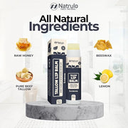 Beef Tallow Lip Balm – Natural