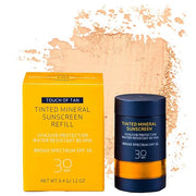 Brush On Block Mineral Sunscreen Powder Refill, Natural Broad-Spectrum SPF 30, Safe for Sensitive Skin, UVA UVB Face Prote...