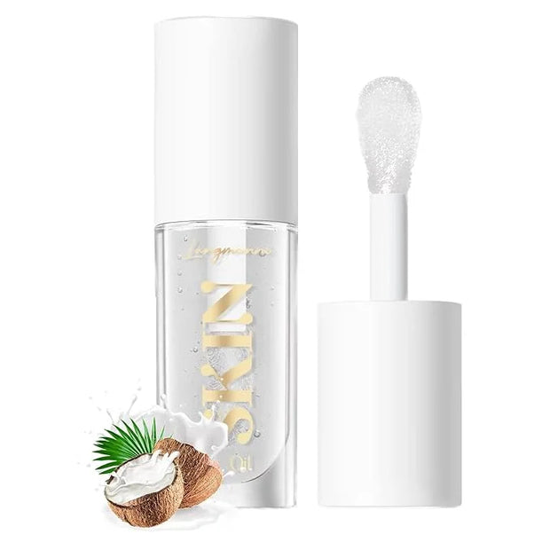 LANGMANNI Moisturizing Lip Oil,No-Sticky Lip Gloss Lip Balm Lip Care,Fruit Flavoured Lip Oil For Dry Lip's Moisturizing Hy...