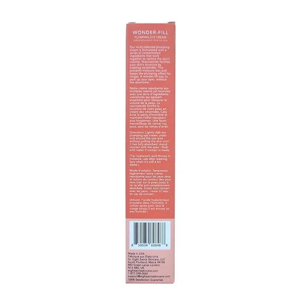 Eight Saints Wonder-fill Plumping Eye Cream, Natural and Organic Anti Aging Under Eye Cream to Plump Skin, Reduce Wrinkles...