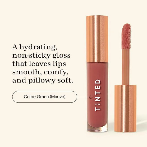 Live Tinted Huegloss High-Shine Lip Gloss - Hydrating, Non-Sticky, Moisturizing Lip Gloss with Hyaluronic Acid, Coconut Oi...