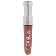 Rimmel Stay Glossy Lip Gloss - Non-Sticky and Lightweight Formula for Lip Color and Shine - 130 Blushing Belgraves, .18oz ...
