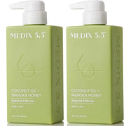 MEDIX 5.5 Coconut Oil Lotion W/ Manuka Honey Cream Skin Care Face Moisturizer & Body Cream | Firming Coconut Oil For Skin ...