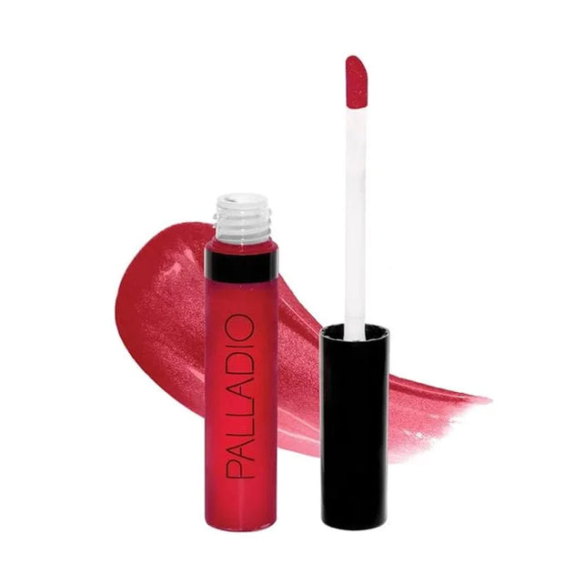 Palladio Lip Gloss, Non-Sticky Lip Gloss, Contains Vitamin E and Aloe, Offers Intense Color and Moisturization, Minimizes ...