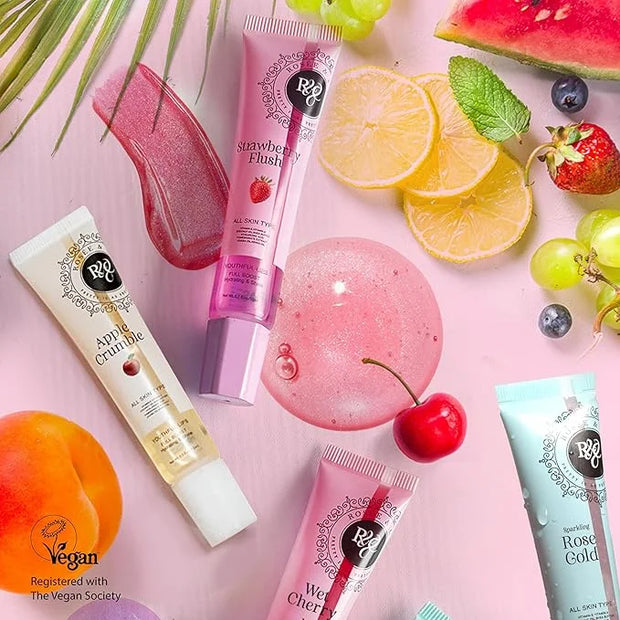 ROSÉE & CO Rosee Lip Gloss Vegan & Cruelty Free Treatment, Professional Make up, Long Lasting Glossy with Shea Butter, Moi...