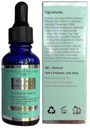 Tea Tree Perfect Skin Facial Serum, Ultimate Anti-Aging Formula for Acne-Prone Skin with 20% Vitamin C, Tea Tree Essential...