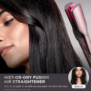 Shark FlexFusion Hair Straightener & Powerful Hair Dryer with Fusion Hair Brush, Ceramic Air Styler with Auto-Wrap Hair Cu...