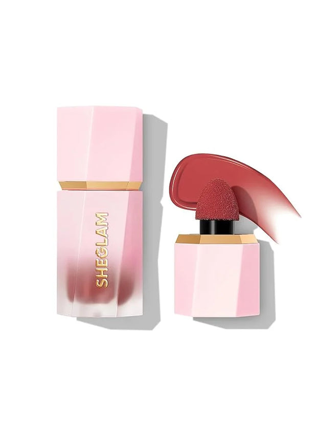SHEGLAM Color Bloom Liquid Blush Makeup for Cheeks Matte Finish - Swipe Right - Product Image