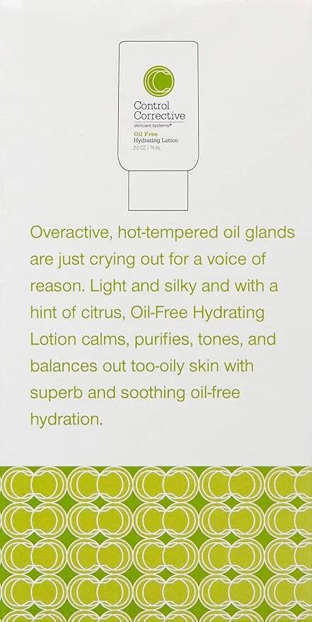 CONTROL CORRECTIVE Oil Free Hydrating Lotion, 2.5 Oz - Lightweight, Silky, Non-Comedogenic, Oil-Free, Facial Moisturizer, ...