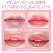 evpct 3Pcs Mini Clear Color Changing PH Tinted Lip Gloss Set for Women Girls 10-12 Pink Mood Lip Oil Gloss Balm Tint Stain...