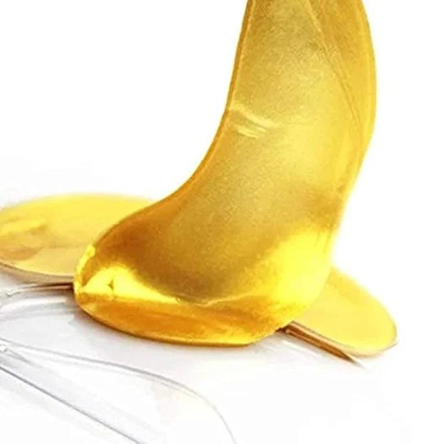 50 Pairs 24K Gold Eye Mask Powder Crystal Gel Collagen Natural Eye Pads For Anti-Aging & Moisturizing Reducing Dark Circle...