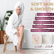 Ingrown Hair Treatment & Exfoliating Pads – 50 Pre-Soaked Wipes for Razor Bumps Treatment for Women – Skin-Smoothing Formu...