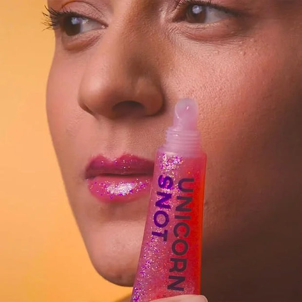 UNICORN SNOT Glitter Lip Gloss - Long-Lasting Sparkly Lip Shine - Vegan & Cruelty Free Non-Sticky Formula - Gloss for Fest...