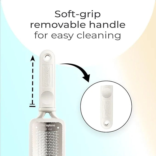 Microplane Colossal Foot File Scraper - The Original Stainless Steel Foot Rasp, Dead Skin/Callus Remover for Feet, Gentle ...