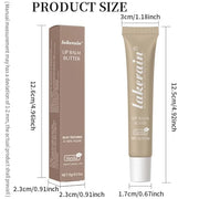 Tinted Lip Butter Balm - Tinted Moisture Gel Lip Gloss | Hydrating Glow Tinted Lip Care | Tinted Lip Stain (Vanilla, 01) -...