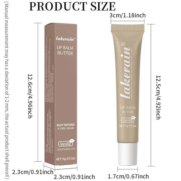Tinted Lip Butter Balm - Tinted Moisture Gel Lip Gloss | Hydrating Glow Tinted Lip Care | Tinted Lip Stain (Vanilla, 01) -...